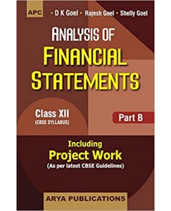 Analysis Of Financial Statements Class 12, Part-B (Including Project Work)
